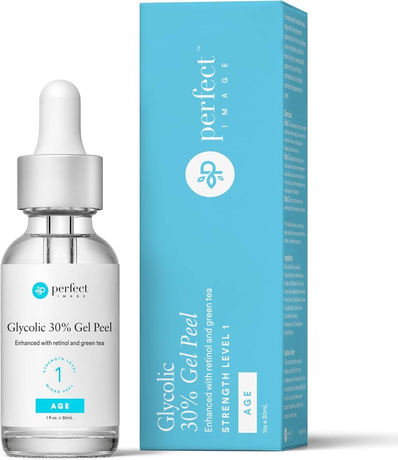 PERFECT IMAGE Glycolic Acid 30% Gel Peel - Enhanced With Retinol And Green Tea Extract (Professional Chemical Peel) - Image 1
