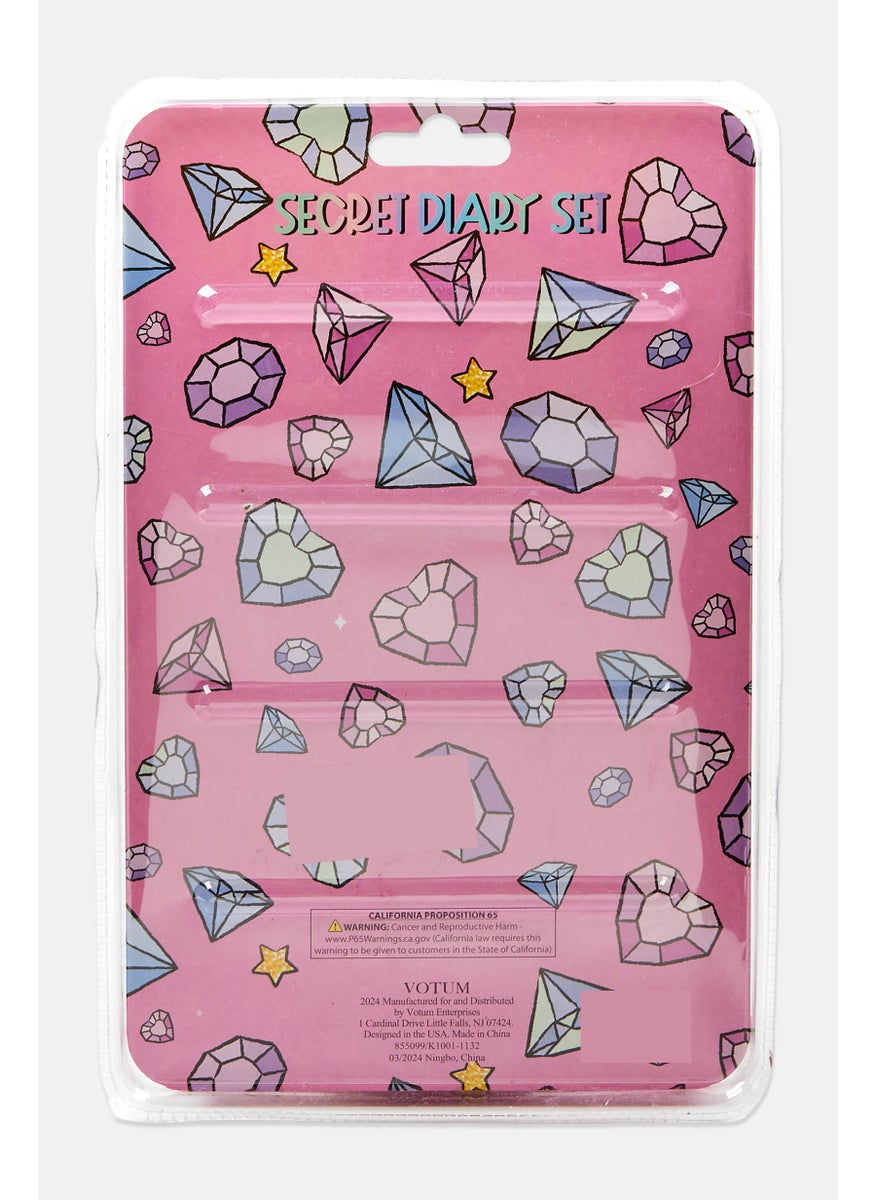 VOTUM Secret Diary Set, Pink  - Image 2