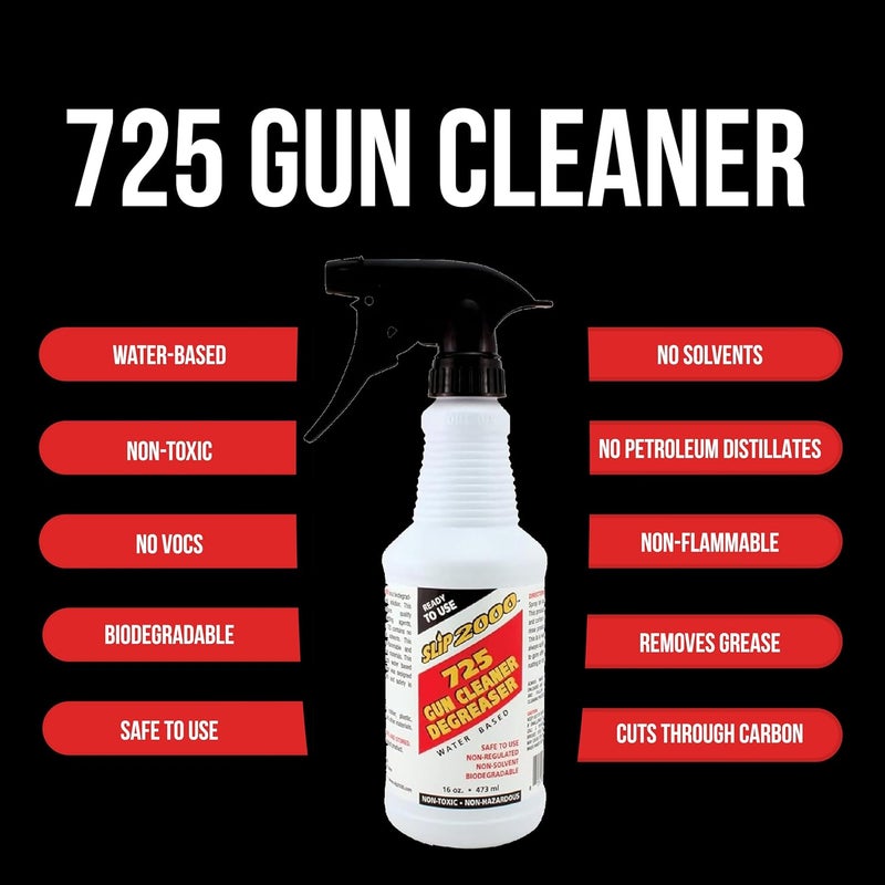 Slip2000 SLIP 2000 725 Gun Cleaner and Degreaser, Removes Deposits of Carbon, Grease, Grime, All Purpose Gun Cleaner, Trigger Spray Bottle, 16 fl oz - Image 2