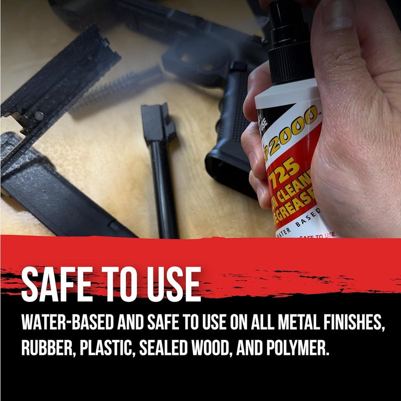 Slip2000 SLIP 2000 725 Gun Cleaner and Degreaser, Removes Deposits of Carbon, Grease, Grime, All Purpose Gun Cleaner, Trigger Spray Bottle, 16 fl oz - Image 3
