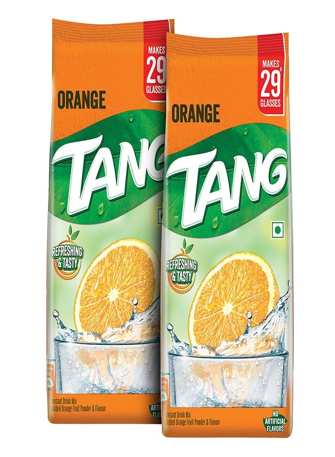 Tang Orange Instant Drink Mix, 500g Pouch (Pack of 2) - Image 1