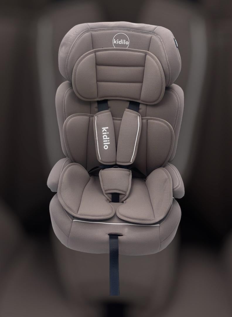 كيديليو مقعد وكرسي سيارة محمول للأطفال مبطن بمادة ناعمة بحزام بثلاث نقاط تثبيت بتصميم مريح مع حامل وقابل للغسل - Image 4