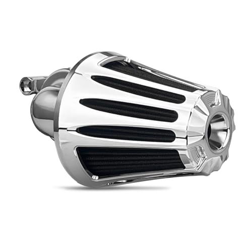 TOPRAMETAL For harley air cleaner filter sportster street road glide king for harley davidson motorcycle air intake (Deep Style - Chromed, C-For Touring 08-16, Softail 16-17) - Image 4