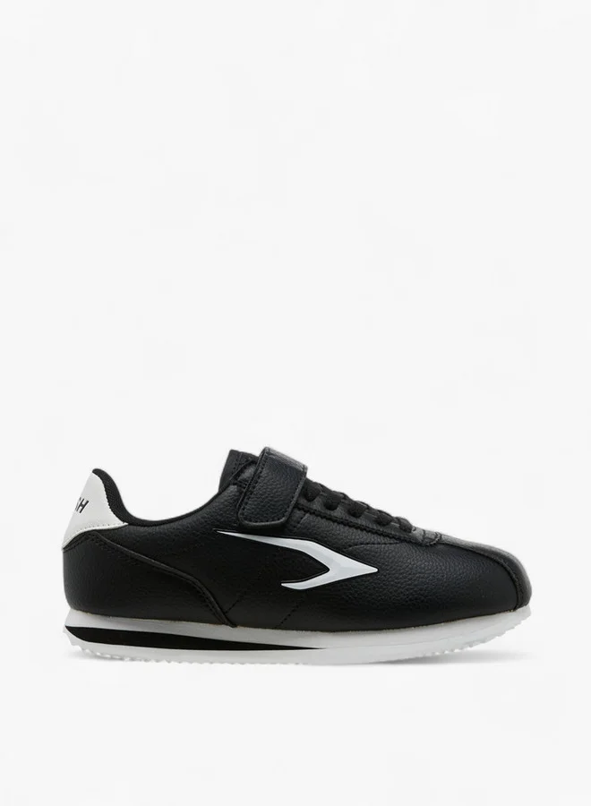 داش Panelled Sneakers with Hook and Loop Closure