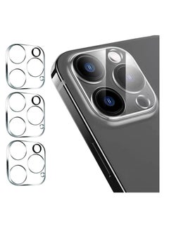 Generic For iPhone 15 Pro /15 Pro Max Camera Lens Protector Tempered Glass Full Coverage Guard - 3 Packs/Transparent  - Image 1