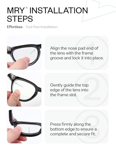 Mryok UV400 Replacement Lenses Compatible with Ray-Ban Meta Wayfarer RW4006 50mm - HD Yellow - Image 5