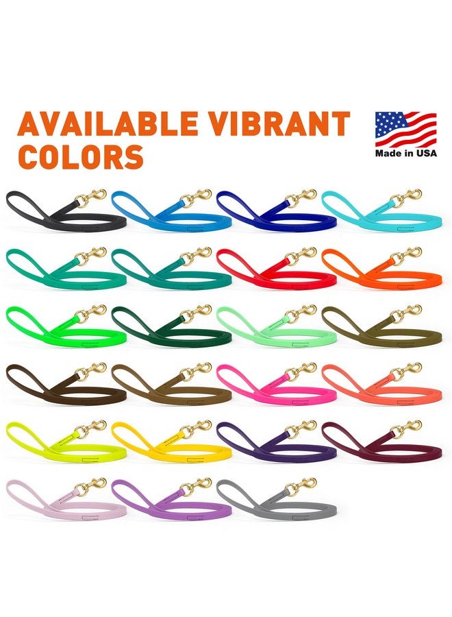 فايبر مقود Viper K9 Biothane للكلاب العاملة مقاوم للماء للتدريب على التتبع ورياضة الكلاب Schutzhund والبحث - حبل طويل مقاوم للرائحة مع مشبك من النحاس الصلب للجراء متوسط الحجم كبير 5/8 بوصة × 10 أقدام، لون Merlot Burgundy - Image 2