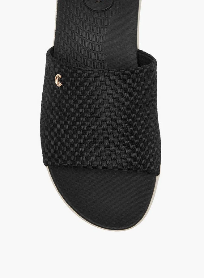 Le Confort Women's Textured Slip-On Sandals