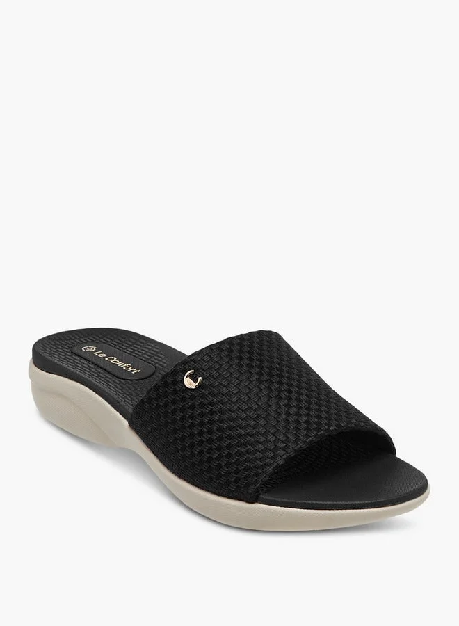 Le Confort Women's Textured Slip-On Sandals