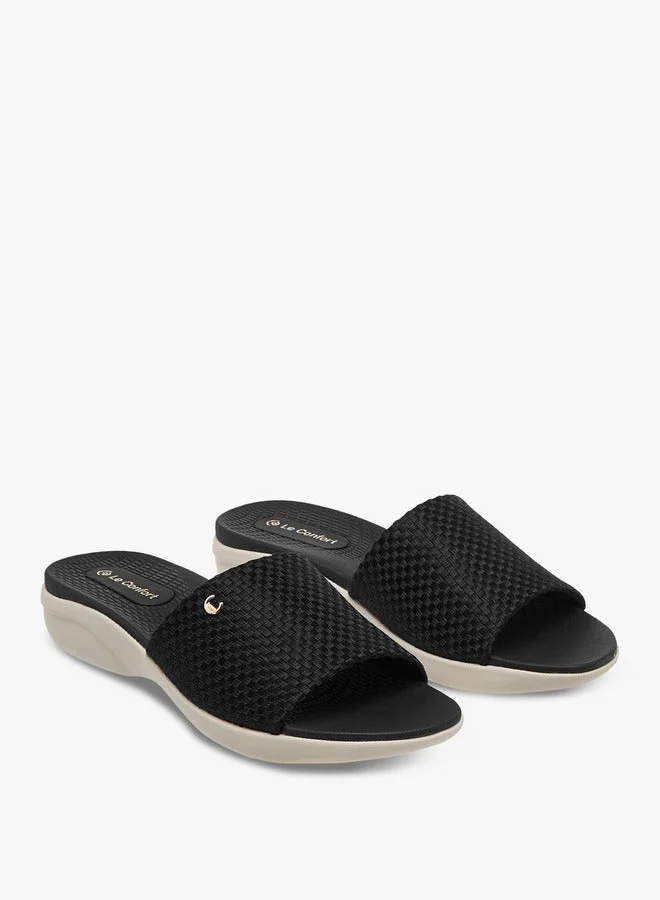 Le Confort Women's Textured Slip-On Sandals