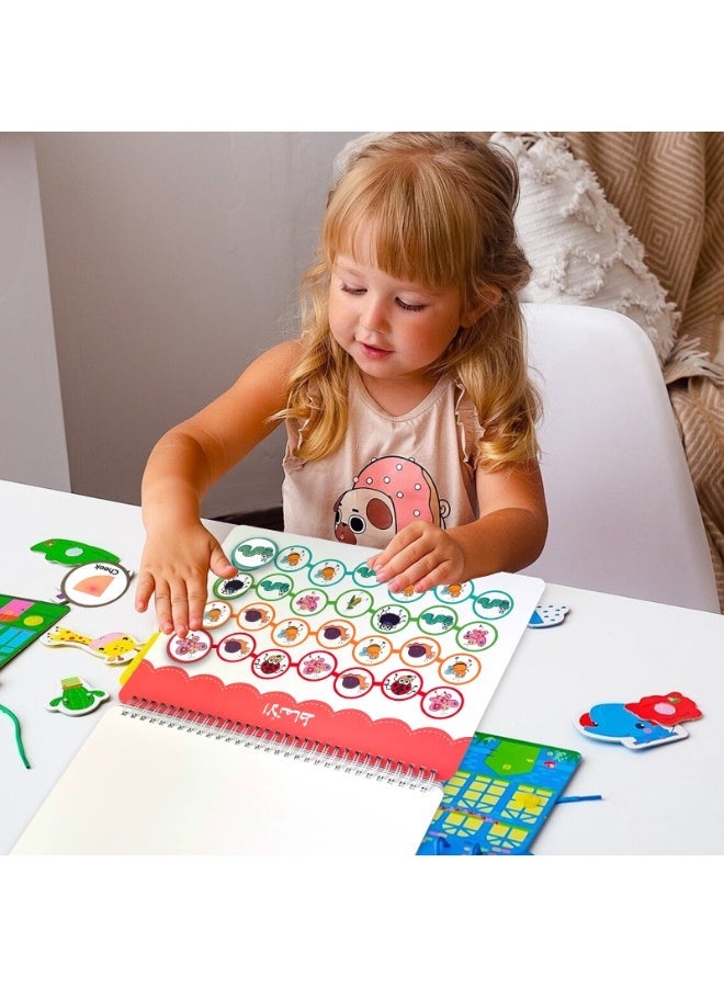 A box of Arabic Early Learning Quiet Book Gift Set Enlightenment Early Learning Flip Book Handmade Busy Book Enhance children's hands-on ability and learning ability Best Birthday Gift for Kids Starting Season Back to School - Image 4