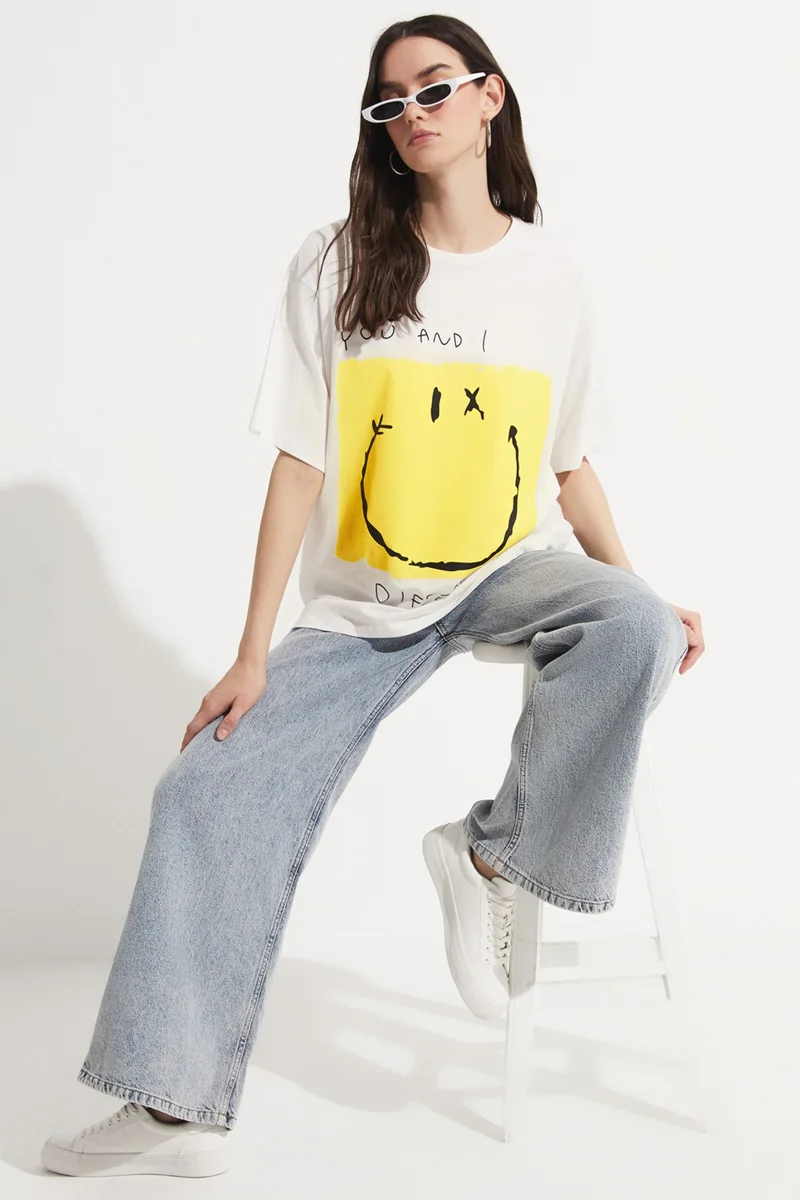 جون Printed 100% Cotton T-Shirt