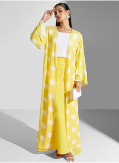 Golden Apple Floral Printed Longline Kimono  - Image 4