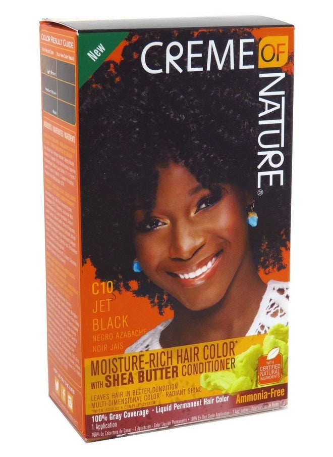 Creme of Nature Color C10 Jet Black Kit (2 Pack)  - Image 2