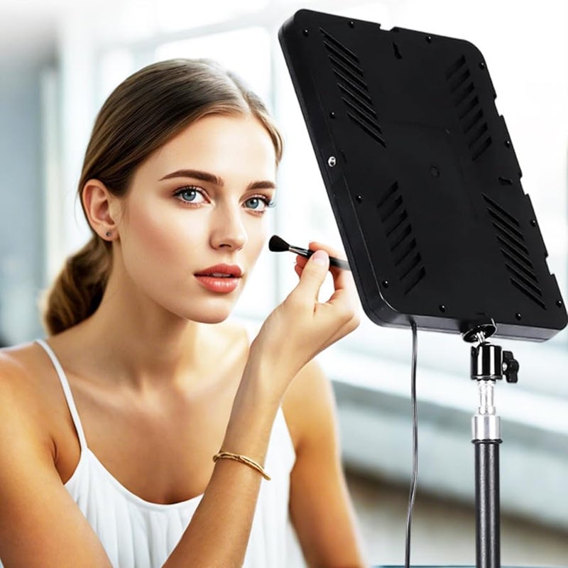 Dimmable Studio Light Panel 280 LEDs 3 Color Modes Expandable Mounting For Live Streaming - Image 4