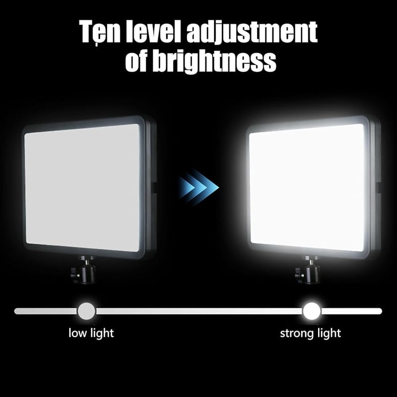 Dimmable Studio Light Panel 280 LEDs 3 Color Modes Expandable Mounting For Live Streaming - Image 5
