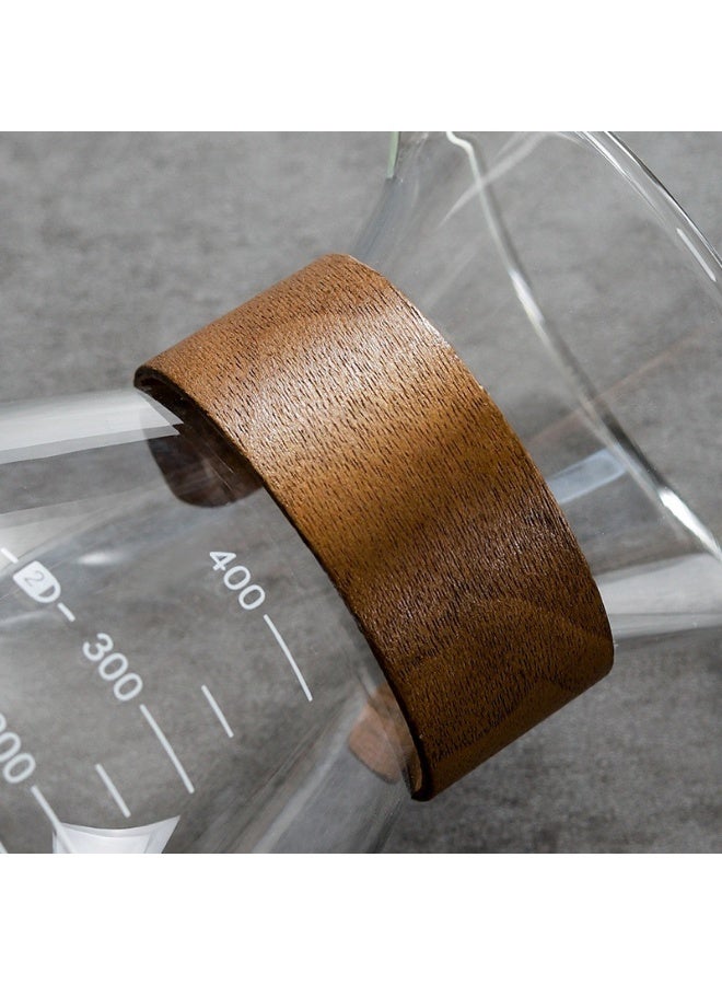 هومستر V60 صب على مجموعة صانعة القهوة ، وعاء خادم القهوة 400 مل مع مرشح قطرة الفولاذ المقاوم للصدأ القابل لإعادة الاستخدام - Image 5