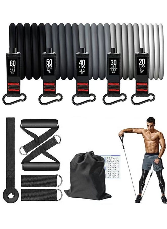 founder Resistance Bands, Exercise Bands with Handles, Fitness Bands, for Heavy Resistance Training, Physical Therapy, Shape Body, Yoga, Home Workout Set,Resistance Bands for Working Out(200lbs)  - Image 1