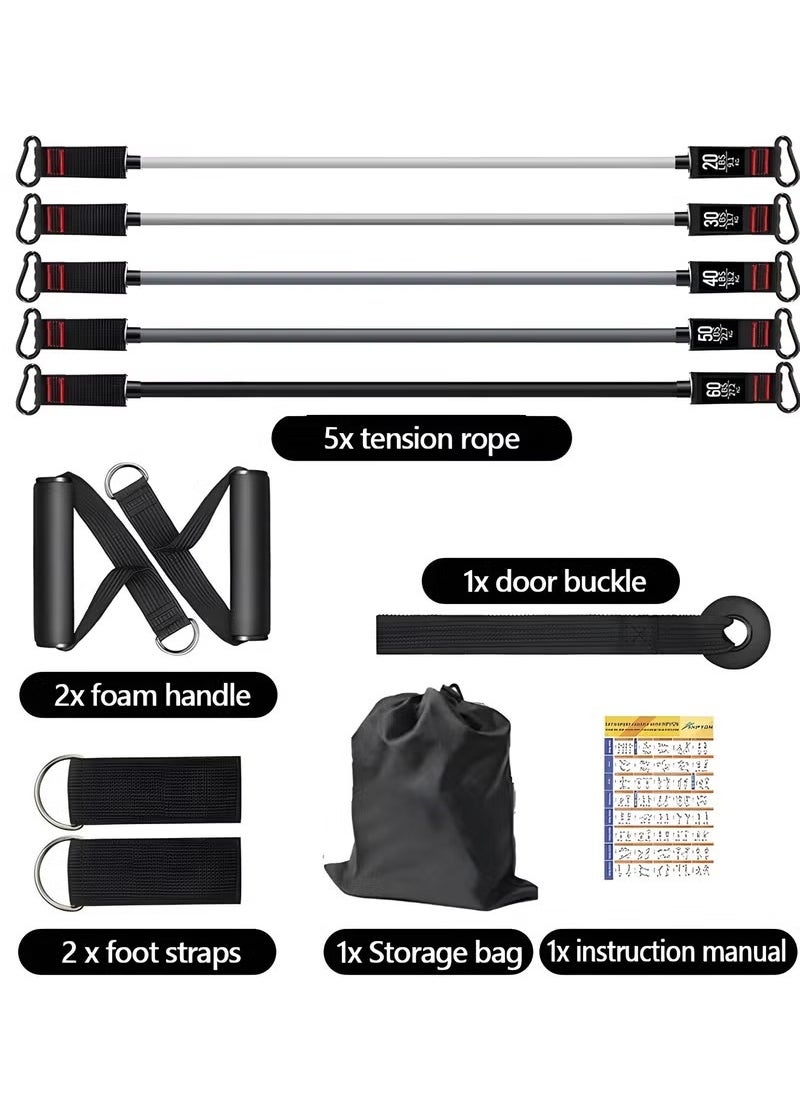 founder Resistance Bands, Exercise Bands with Handles, Fitness Bands, for Heavy Resistance Training, Physical Therapy, Shape Body, Yoga, Home Workout Set,Resistance Bands for Working Out(200lbs)  - Image 2