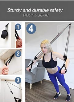 founder Resistance Bands, Exercise Bands with Handles, Fitness Bands, for Heavy Resistance Training, Physical Therapy, Shape Body, Yoga, Home Workout Set,Resistance Bands for Working Out(200lbs)  - Image 3