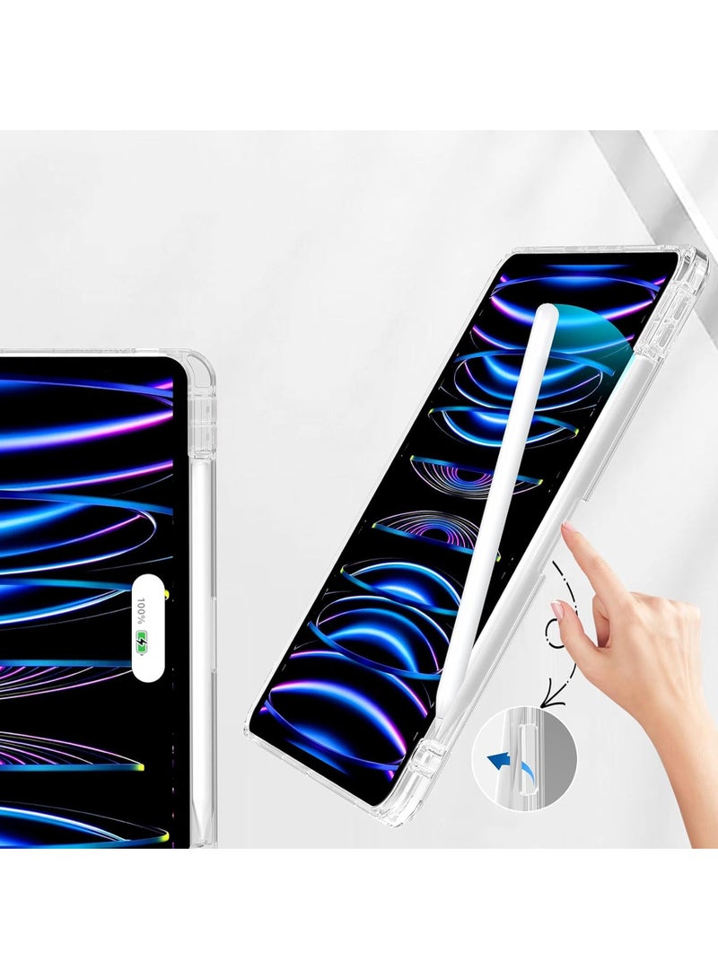 Acrylic Magnetic Case for iPad 10.9/11 inch, iPad Case, iPad Pro (4th generation), iPad Pro (3rd generation), iPad Pro (2nd generation) Clear iPad Case, Suitable for Home, Office, School, Travel, Plane, Train, High-Speed Rail, Camping, Outdoor - Image 3
