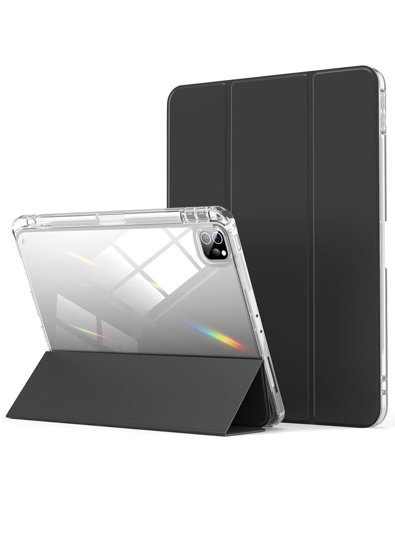 Acrylic Magnetic Case for iPad 10.9/11 inch, iPad Case, iPad Pro (4th generation), iPad Pro (3rd generation), iPad Pro (2nd generation) Clear iPad Case, Suitable for Home, Office, School, Travel, Plane, Train, High-Speed Rail, Camping, Outdoor - Image 1