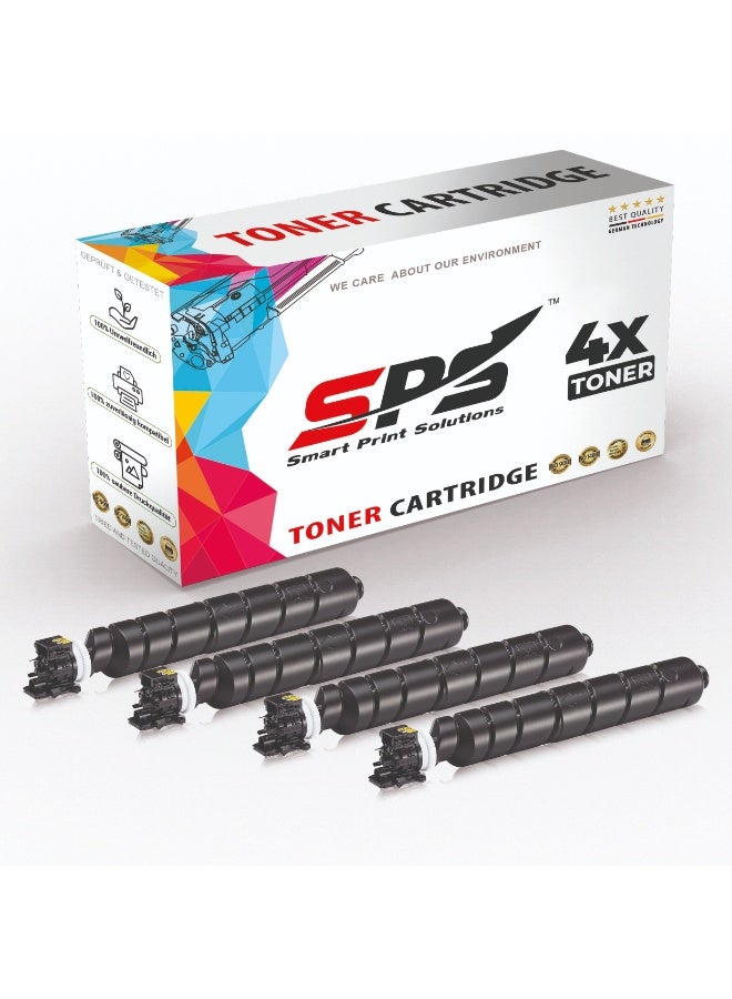 Smart Print Solutions خراطيش حبر متوافقة مع SPS لكيوسيرا - TK-6325 | 4x أسود | 35,000 صفحة - Image 1