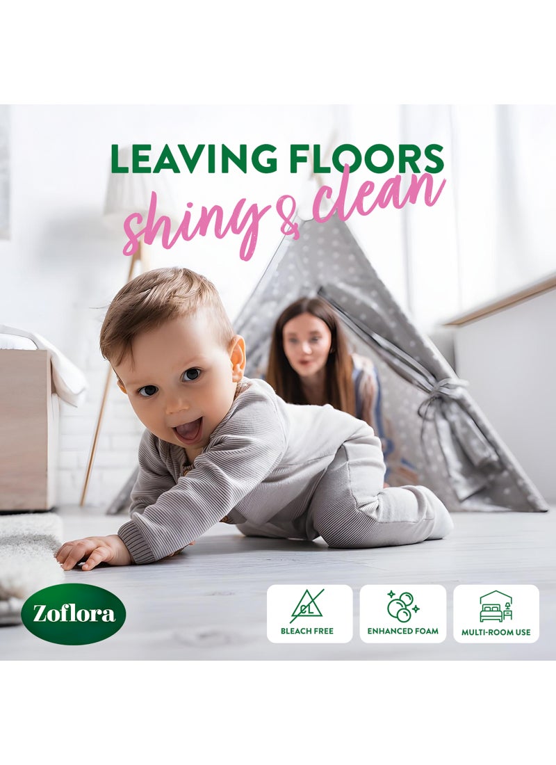 Zoflora 4 In 1 Disinfectant Floor Cleaner Enchanted Rose 1.8L - Image 4