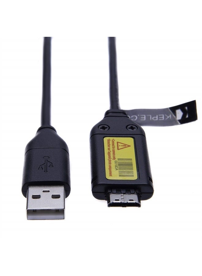 Keple شاحن USB وكابل بيانات لكاميرا سامسونج الرقمية S، SL، ST السلسلة: ST10، ST30، ST45، ST50، ST500، ST5000، ST510، ST5500، ST60 - بديل لـ (SUC-3 SUC-5 SUC-7) - Image 2