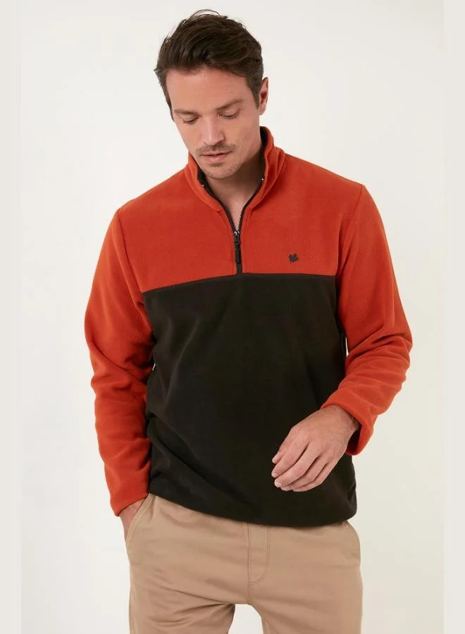 Buratti  Buratti Regular Fit Anti-Pilling Non-Pilling Standing Collar Winter Raised Polar Fleece Men's POLAR 5906016 for Men | Best Price UAE