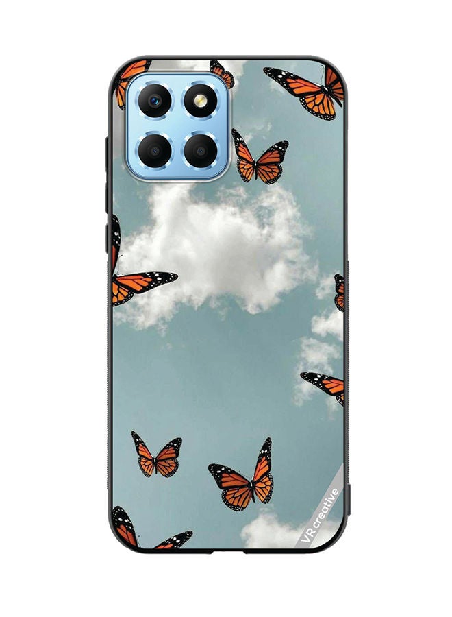VR CREATIVE Protective Case Cover For Honor X8 5G Butterfly Design Multicolour - Image 1