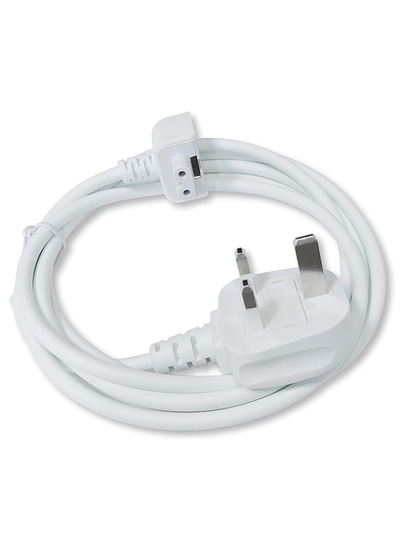 NTECH Power Adapter Extension Cable UK Version For Apple iPad/MacBook Pro 13/15/17" A1278 ]/A1286/A1297 Air 11" 13" A1370 ]/A1465 A1369 A1466 Mini Retina 12" Laptop Wall Cord Wire Line Charger 6 feet - Image 1