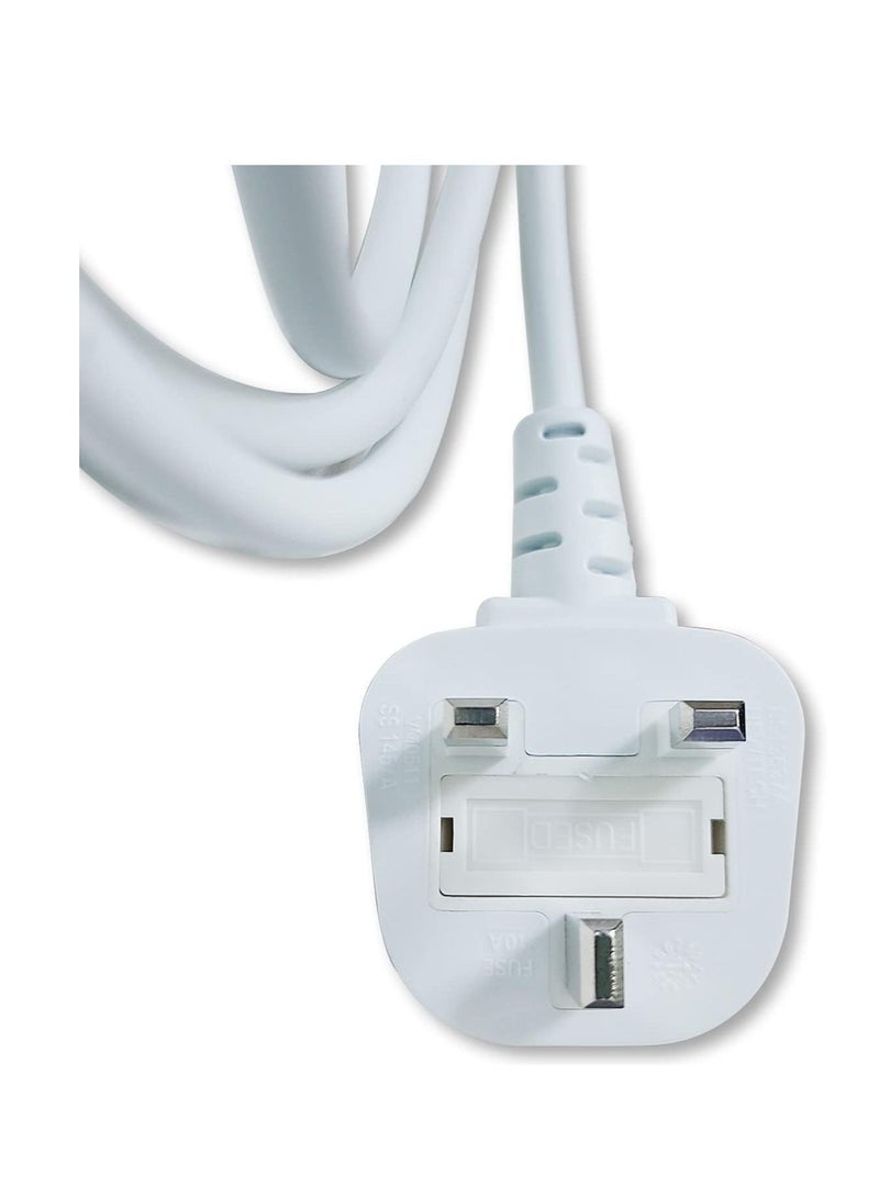 NTECH Power Adapter Extension Cable UK Version For Apple iPad/MacBook Pro 13/15/17" A1278 ]/A1286/A1297 Air 11" 13" A1370 ]/A1465 A1369 A1466 Mini Retina 12" Laptop Wall Cord Wire Line Charger 6 feet - Image 4