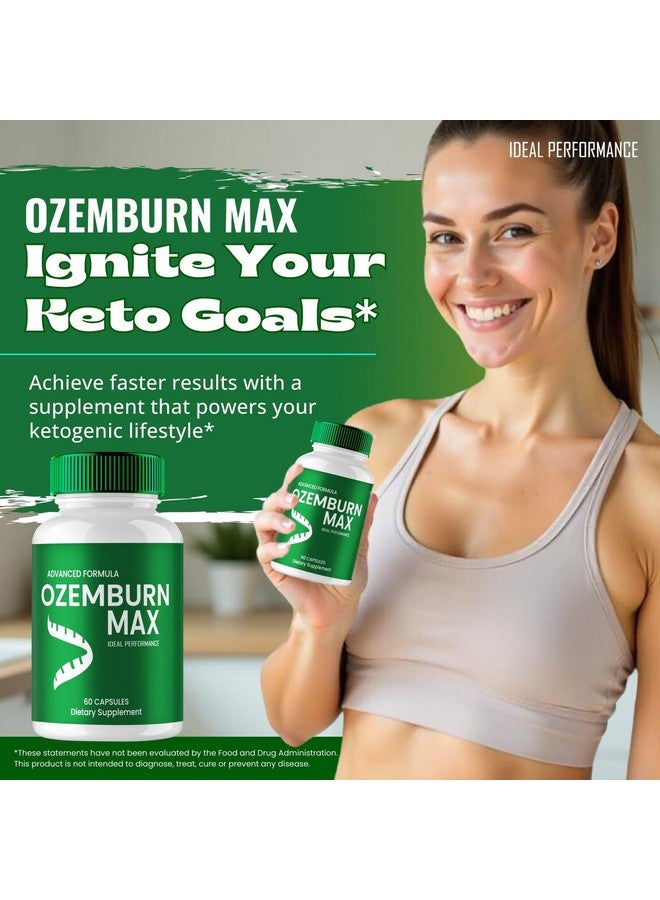 IDEAL PERFORMANCE كبسولات أوزم بيرن ماكس، حبوب مكمل أوزم بيرن ماكس الرسمية، دعم الصحة العامة، كبسولة كيتو طبيعية بالكامل للحفاظ على نمط حياة نشط وأهداف اللياقة البدنية، مراجعات أوزم بيرن ماكس المميزة (3 عبوات) - Image 4