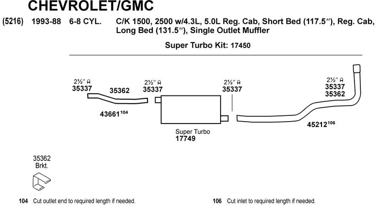 Dynomax 43661 Exhaust Pipe for Chevrolet C1500 - Image 5