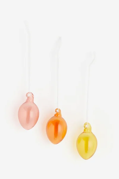 H&M 3-Pack Glass Decorations