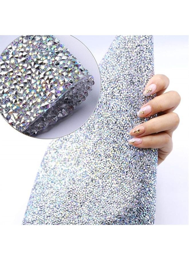 Nail Table Mat, Foldable Nail Art Hand Pad Cushion Pad Hand Rest Manicure Tool Nail Art Background Mat (Sliver)