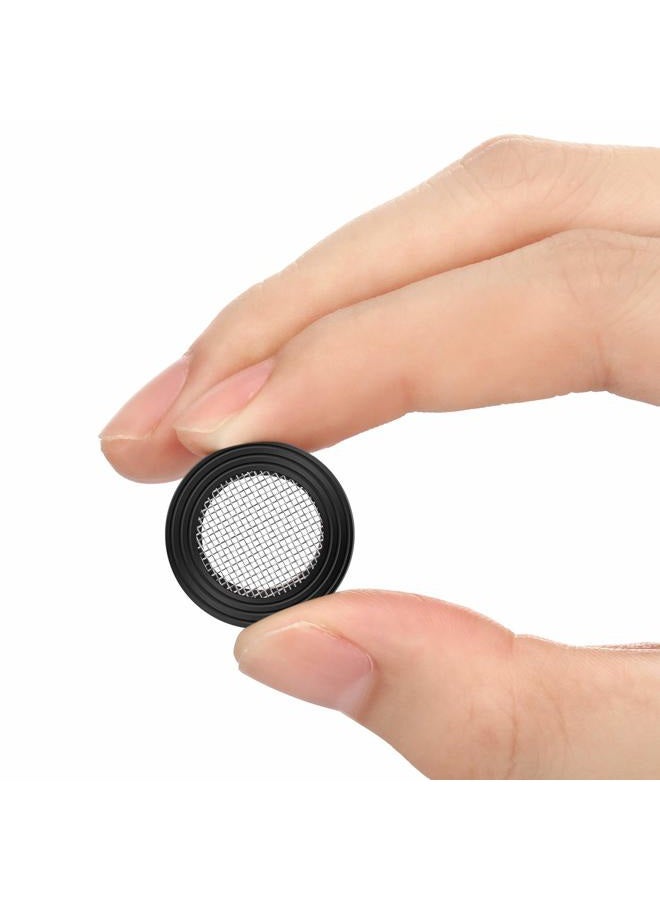Mudder 20 Pieces Stainless Steel Filter Garden Hose Washer Seal O Ring Gasket Rubber Washer with 40 Mesh for 3/4 Inch Garden Hose and Water Faucet - Image 5