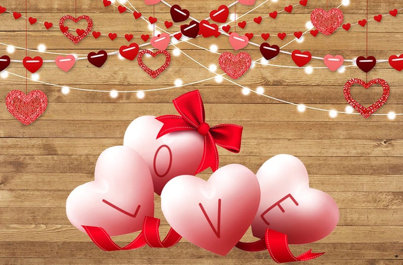 Theme My Party valentine decoration banner for photography party props for valentine scene setter (7Ft x 5Ft) - Image 2
