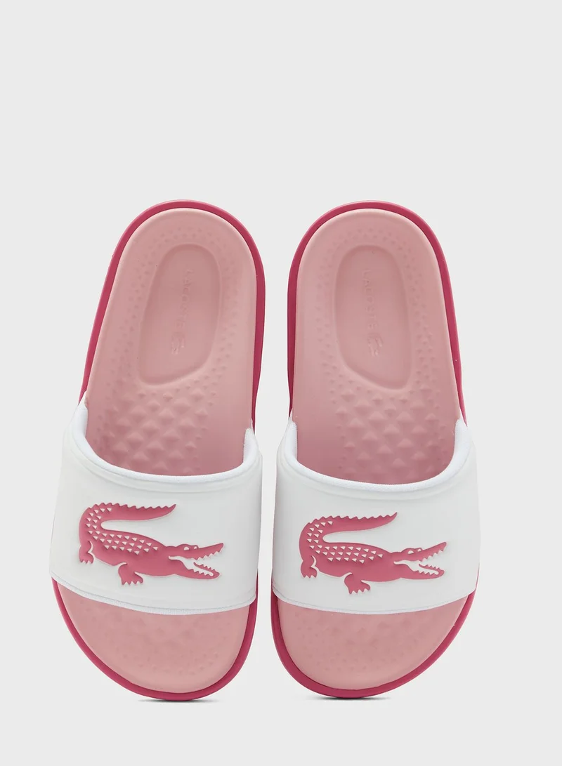 LACOSTE Croco Dualiste Slides