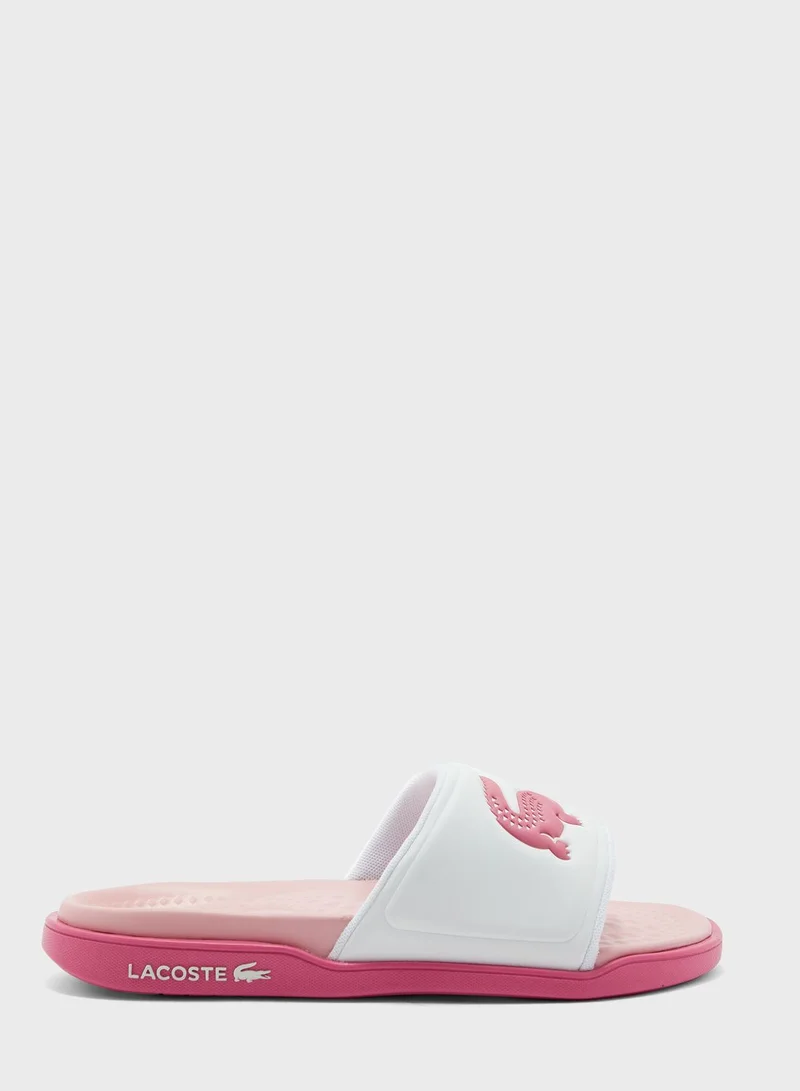 LACOSTE Croco Dualiste Slides