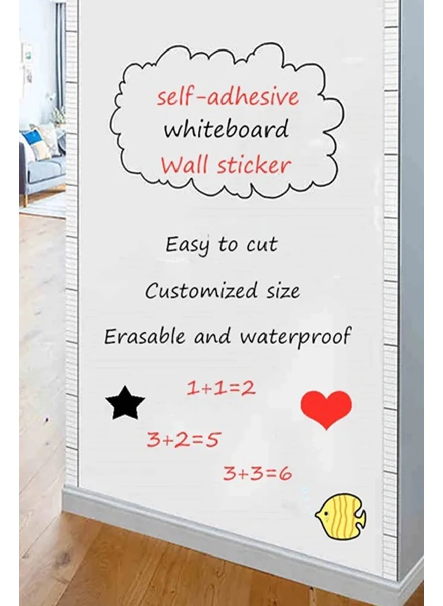 موبي Wall Sticking Adhesive Whiteboard Sticker Board