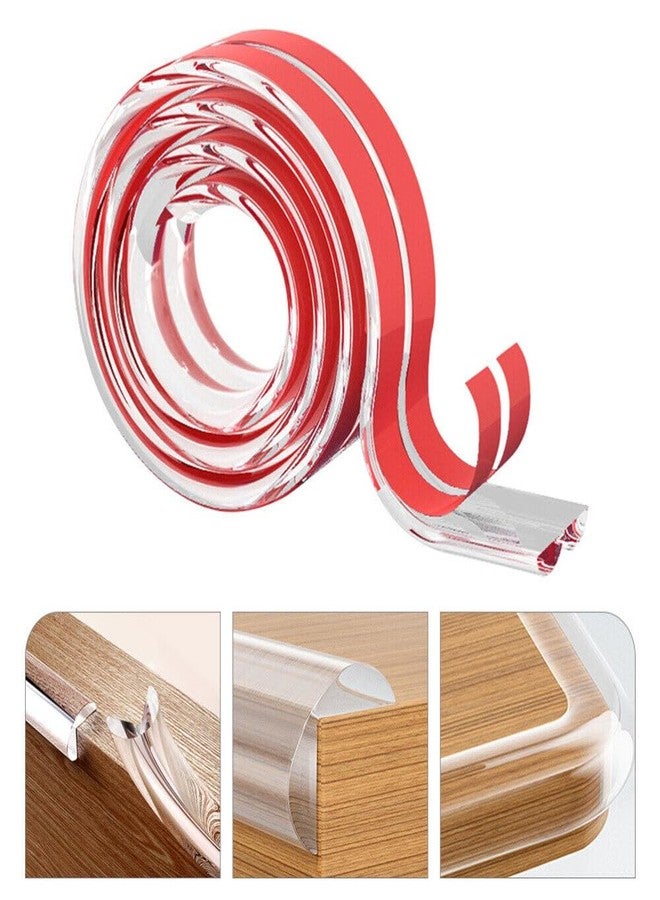 Blikiz® 1 Meter Baby Proofing Edge Protector Strip | Soft Silicone Table Corner Guard | Child Safety Bumper for Furniture, Desk, Bed, Crib, Gate & Wall | Shock Absorbing Edge Cushion (1 Meter Roll) - Image 5