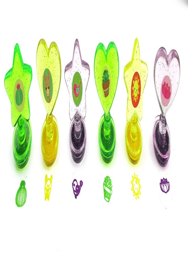 TINYMILLS 24 Pcs Llama Alpaca 2 in 1 Stackable Stacking Crayon with Extra Stamper Topper, Kids Party Favors, Goodie Bag Stuffers, Classroom Rewards, Prizes - Image 4