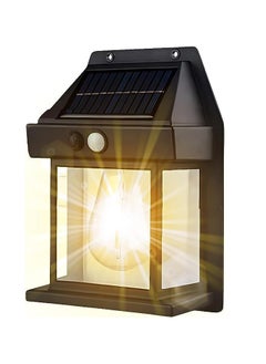 PEETTA Bulb led Solar Outdoor Garden Wall Light with Sensor Wireless ip65 Solar Wall lamp-1 PIC(Black/White)
