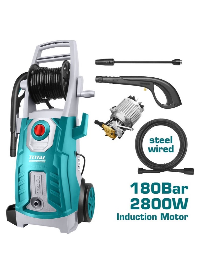 TOTAL High Pressure Washer 180 Bar 2800W TGT11266 - Image 2