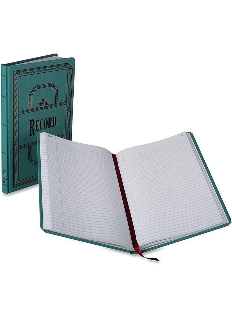 Boorum & Pease Boorum & Pease 66 Series Account Books, Record Ruling, 300 Pages, 12-1/8ʺ x 7-5/8ʺ, Blue (66-300-R)
