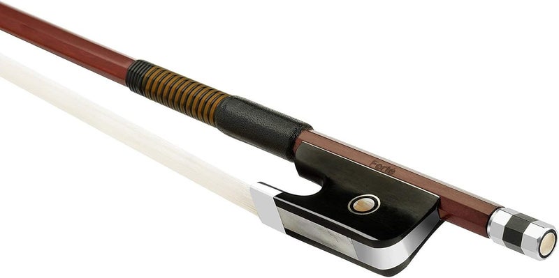 NeoTek Forté Plus Brazilwood Cello Bow - Octagonal Stick, Fully-mounted Ebony Frog and Authentic Hoursehair (1/10) - Image 2