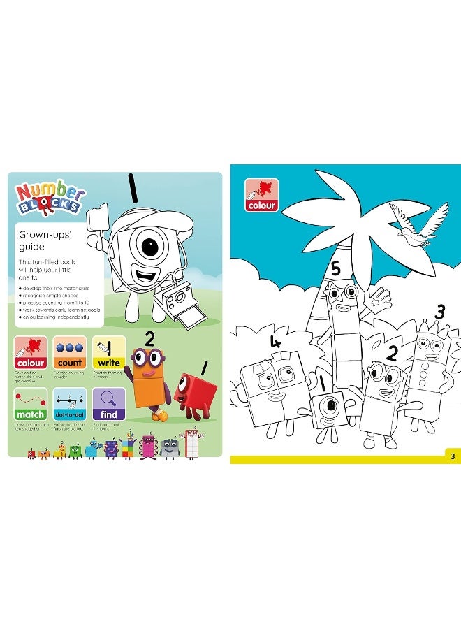 مرح عدد الكتل: نشاط تلوين ب - Image 3