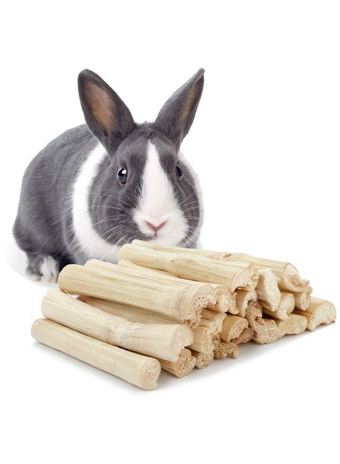 Niteangel Natural Bamboo Chew Toys for Rabbits, Chinchilla, Guinea Pigs and Other Small Animals